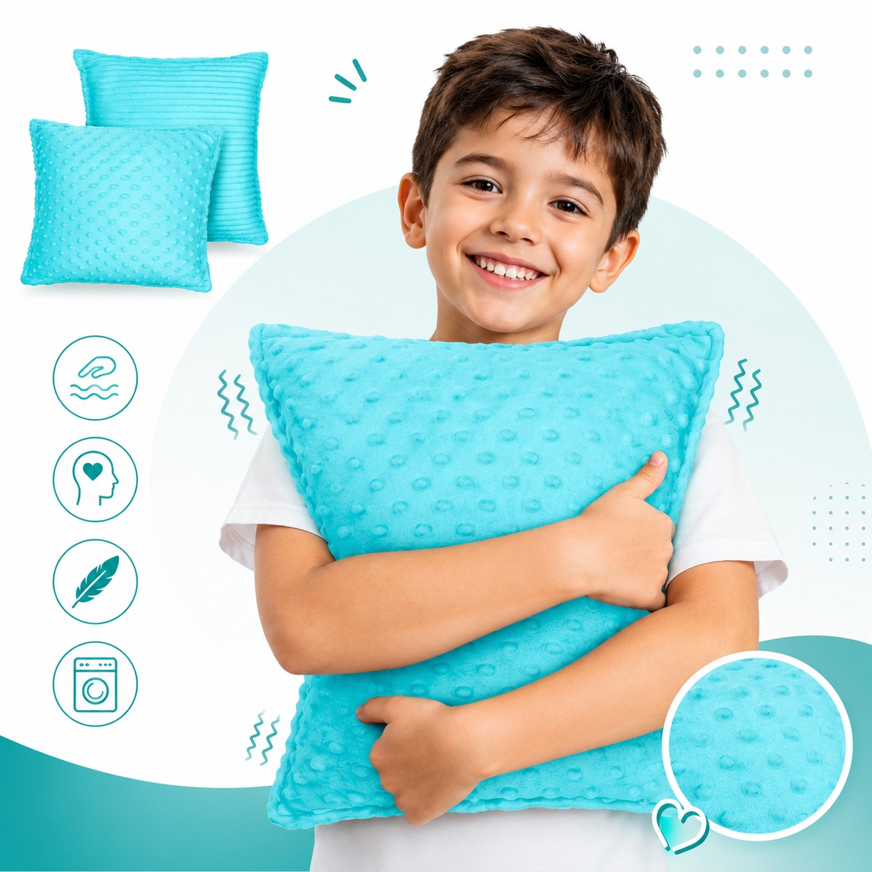 Almohada sensorial con vibración